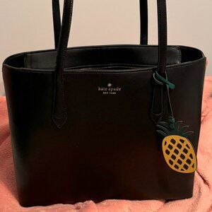 Kate Spade New York Marlee Pineapple Tote (Black)